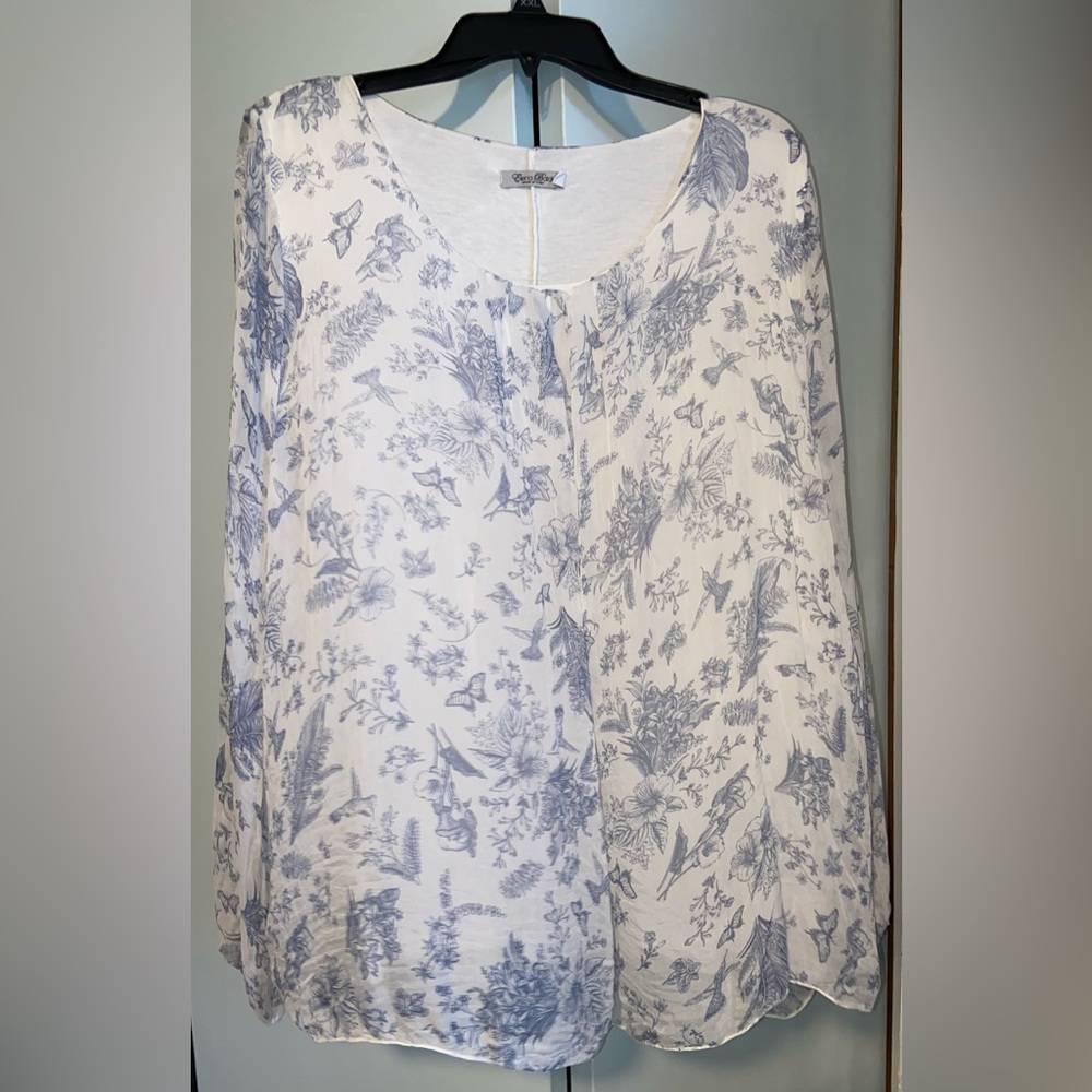 Elena Baldi 3x Silk Blouse